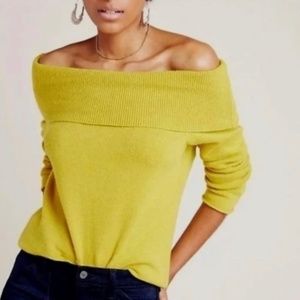 Off Shoulder Anthropologie Sweater Top